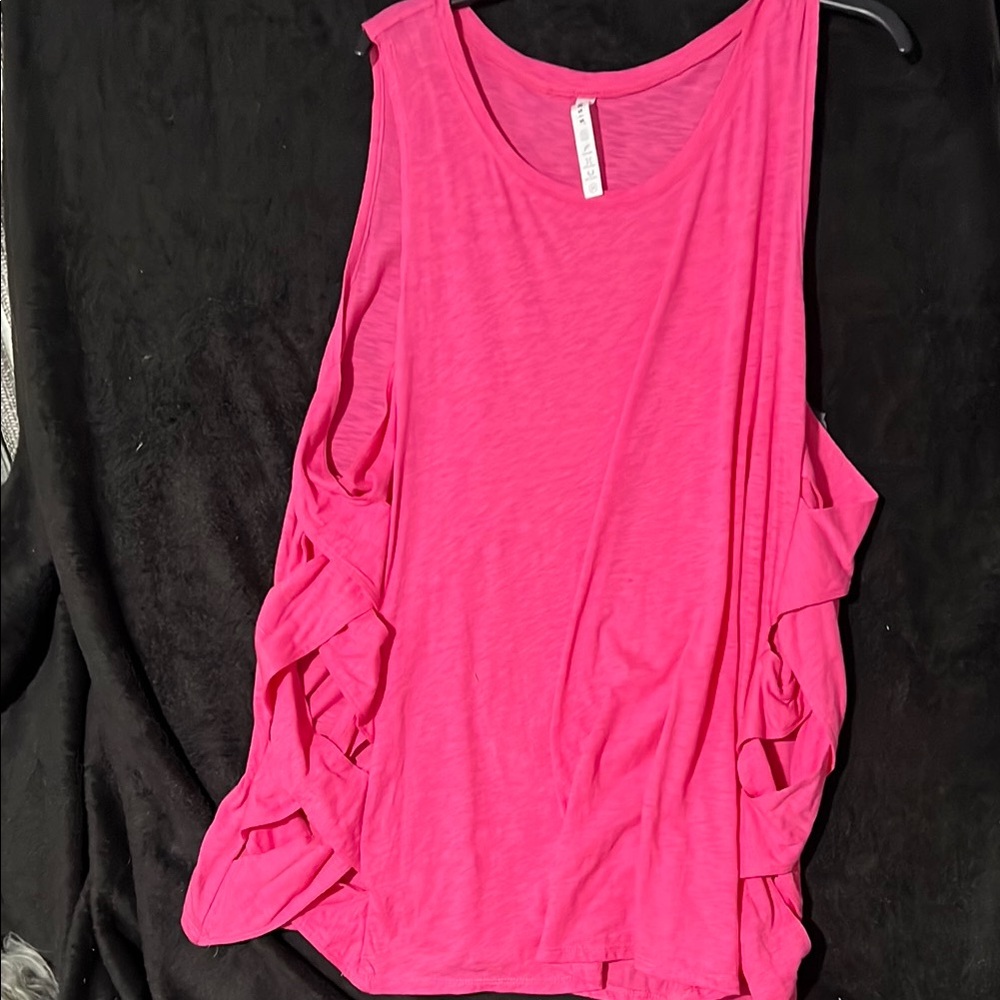 Pink Sleeveless Women's Top